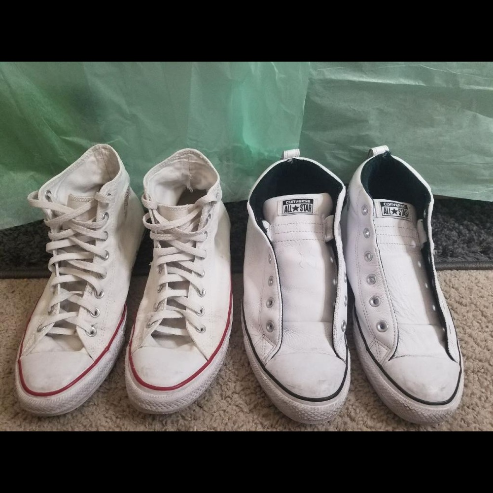 White Converse Bundle